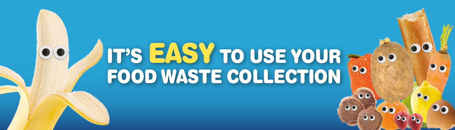 It's easy to use your food waste collection.